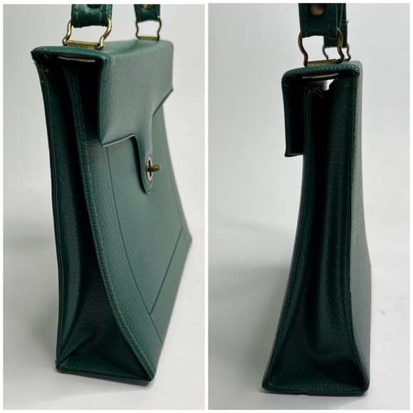 Rare 1960s Vintage Girl Scouts Clover Green Shoulder Purse Bag & Plush Doll Set - Picture 12 of 16